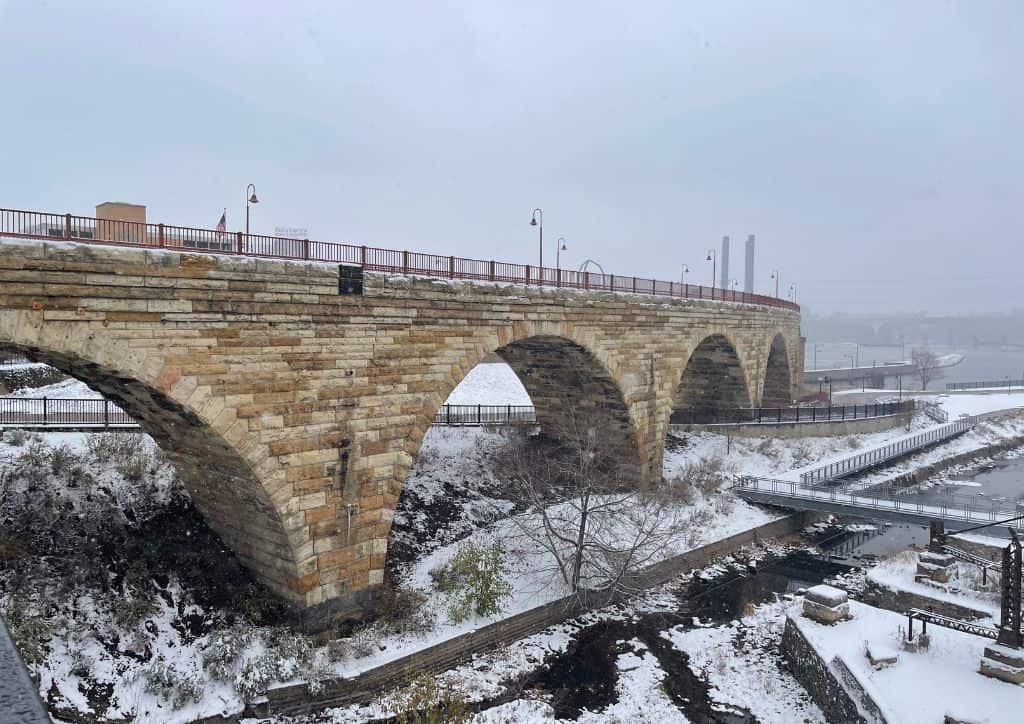 The Stone Arch Bridge in Minnesota.