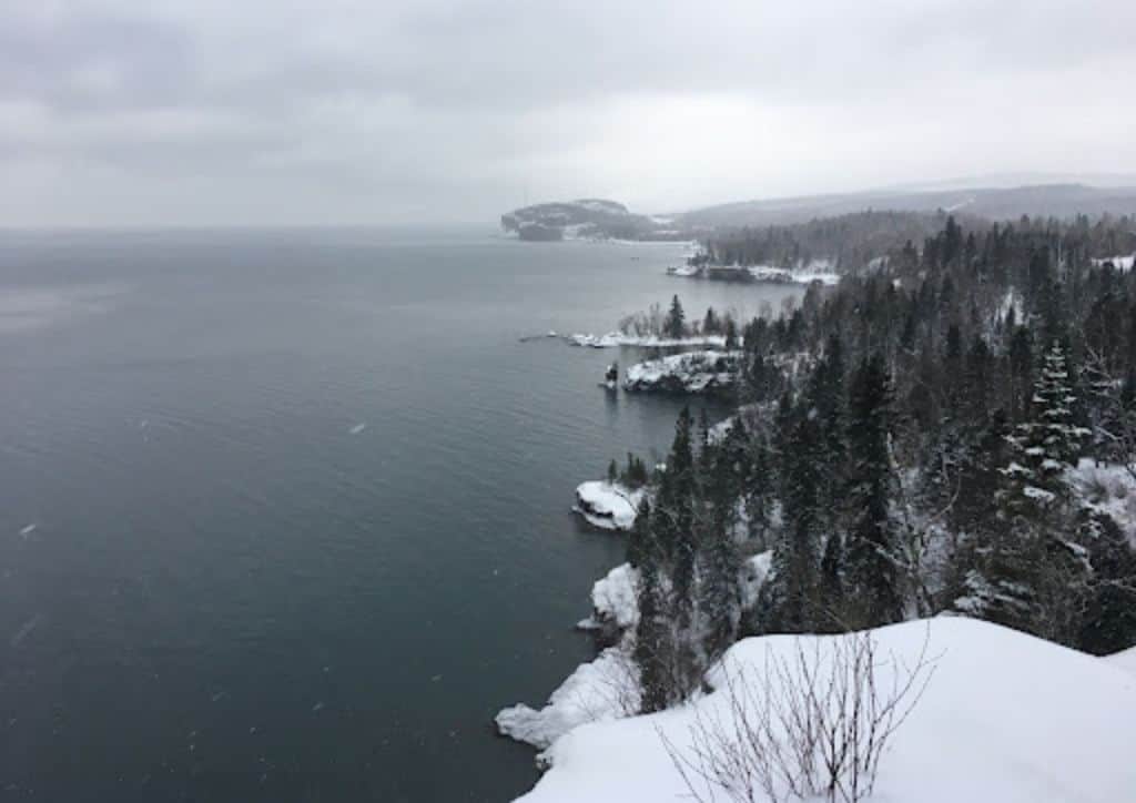 A view of Lake Superior from Shovel Point.