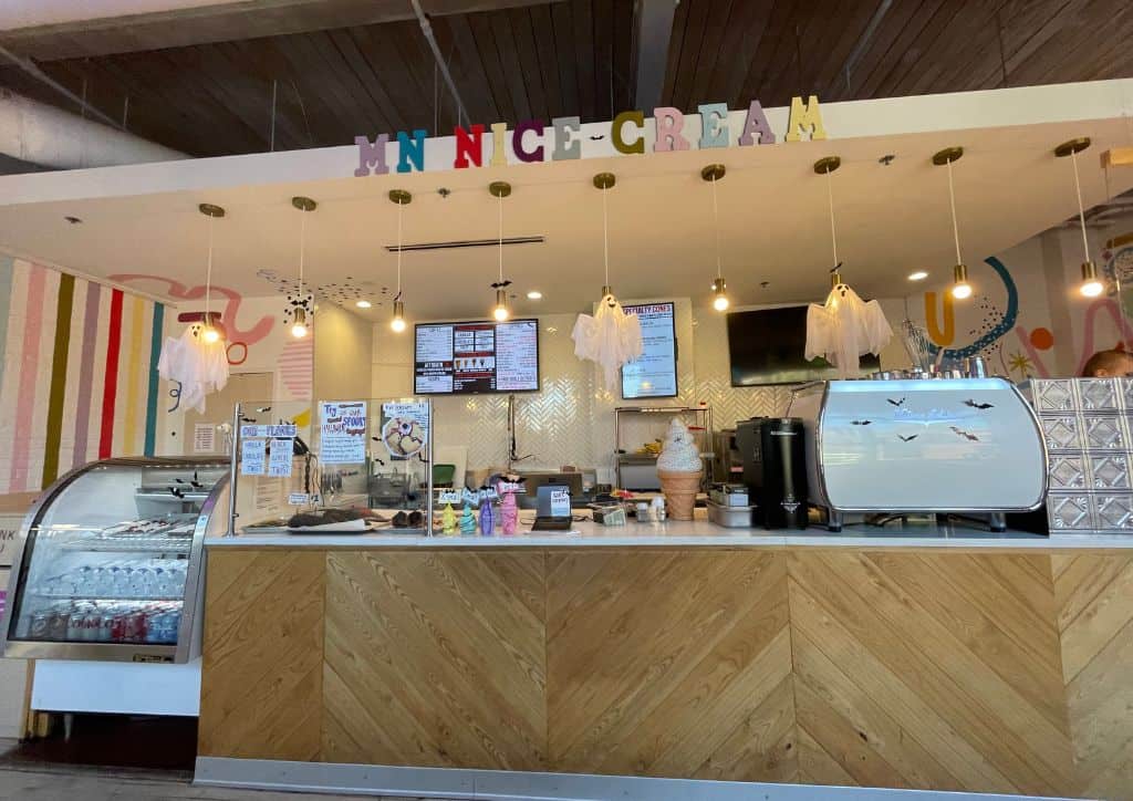 The MN Nice Cream checkout counter.
