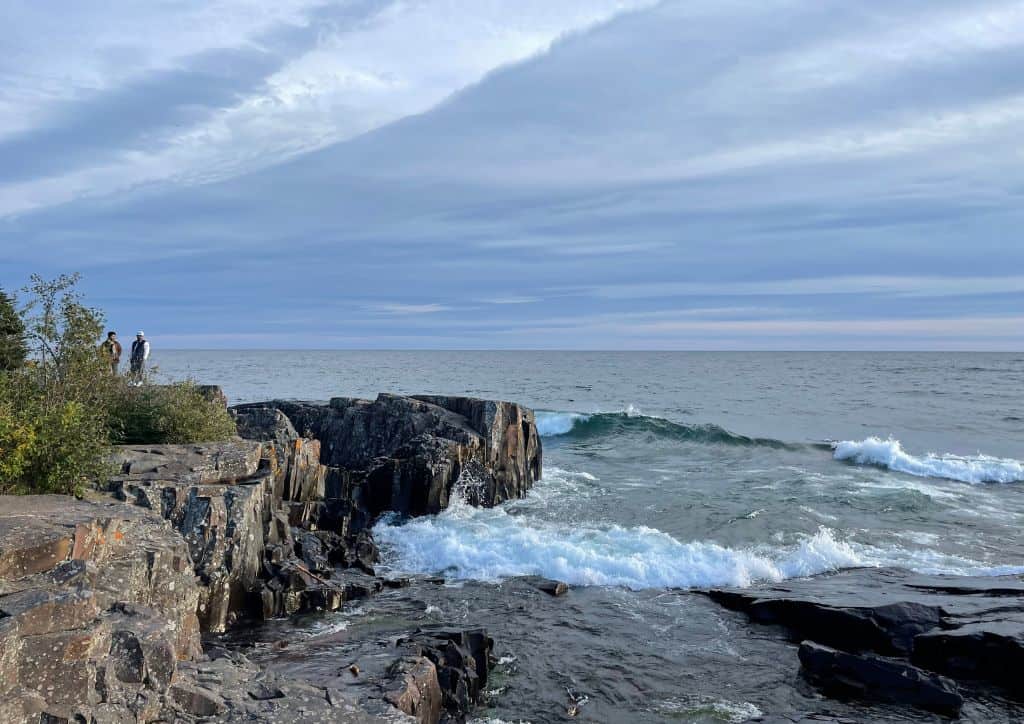 A view of Lake Superior in Grand Marais.